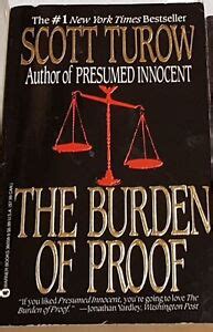 The Burden of Proof by Scott Turow (1991, Paperback) 9780374117344 | eBay