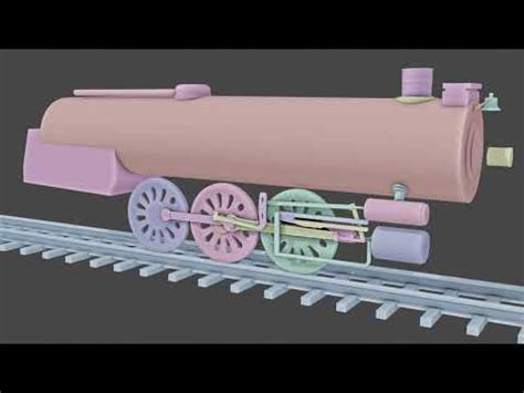 Blender 2.91 - Walschaerts Valve Gear animation Part 1 - YouTube