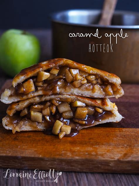 Hotteok caramel apple @ Not Quite Nigella