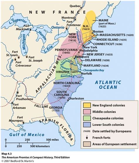 Thirteen Colonies And Their Capitals