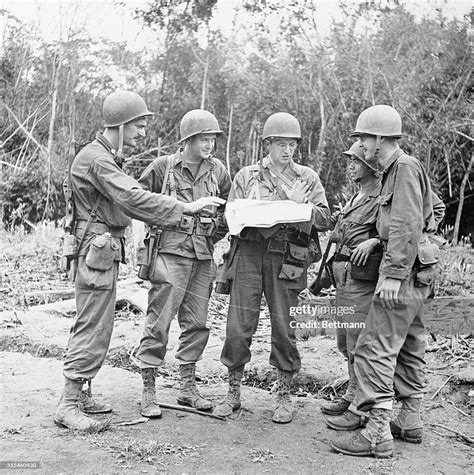 General Merrill, leader of the famed Merrill's Marauders, and some of... News Photo - Getty Images