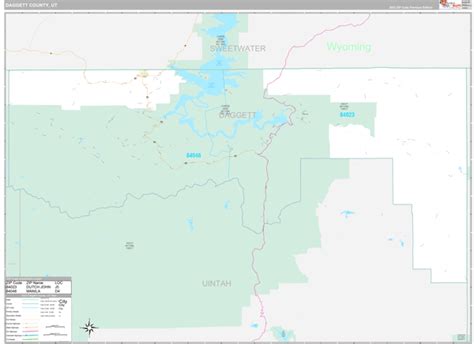 Daggett County, UT Maps