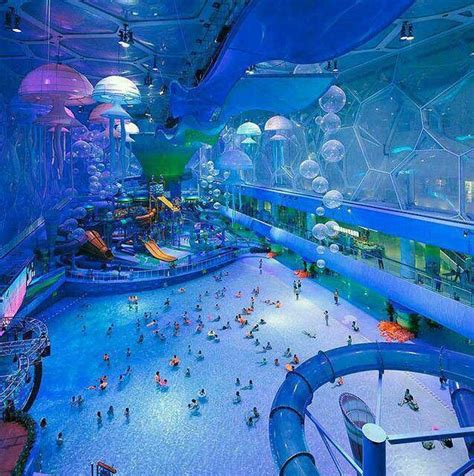 Aqua park, dubai | Indoor waterpark, Water park, Places to travel