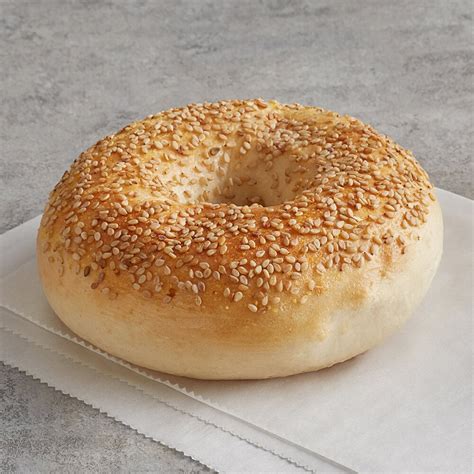 Original Bagel 4.5 oz. New York Style Sesame Seed Bagel - 75/Case