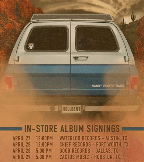 Randy Rogers Band — In-Store Album Signings