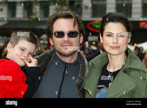 Christian Slater and family at the premiere of Disney presents a Pixar ...