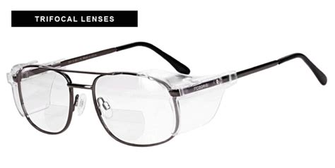 Lined Trifocal Prescription Safety Glasses RX-202 | VS Eyewear