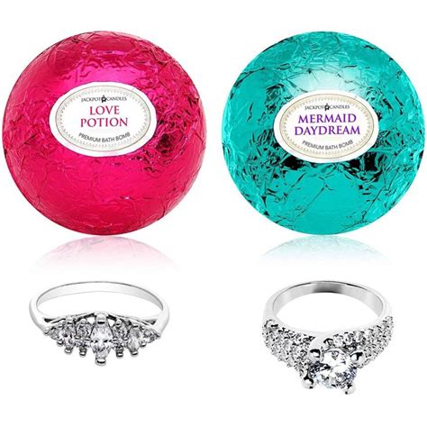 Bath Bombs With Rings Inside | Bath bomb gift sets, Surprise bath bombs ...