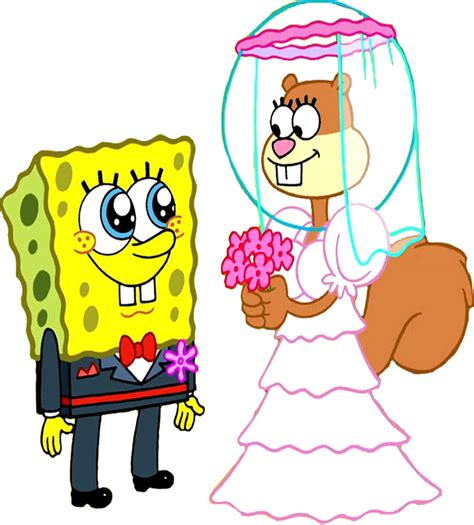 SpongeBob and Sandy's wedding vector by HomerSimpson1983 on DeviantArt