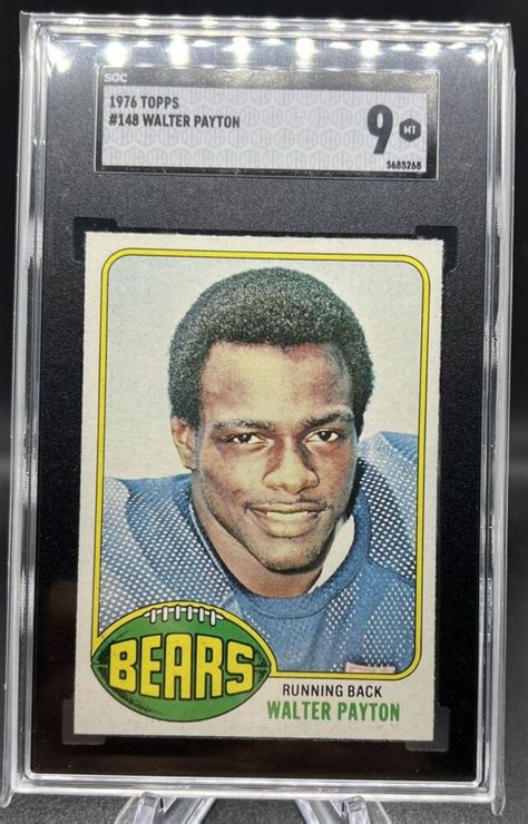 Walter Payton Rookie Card Listed for $5,000 on Secondary Market - SI ...