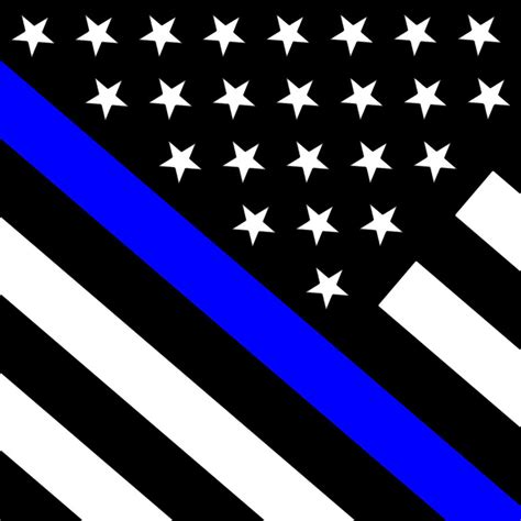 Police Flag The Thin Blue Line Digital Art by Jared Davies - Fine Art ...