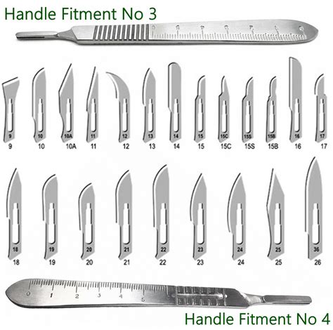 100 Sterile Surgical Blades with FREE Scalpel Knife Handle Medical Dental Tools - Netwav