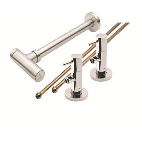 Decorative Plumbing Supply - California Faucets - 9834-47-PN - Deluxe Angle Stop Kit For ...