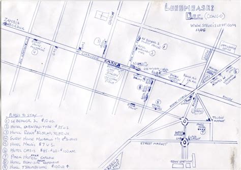 Hand Drawn Lubumbashi City Map - Lubumbashi • mappery