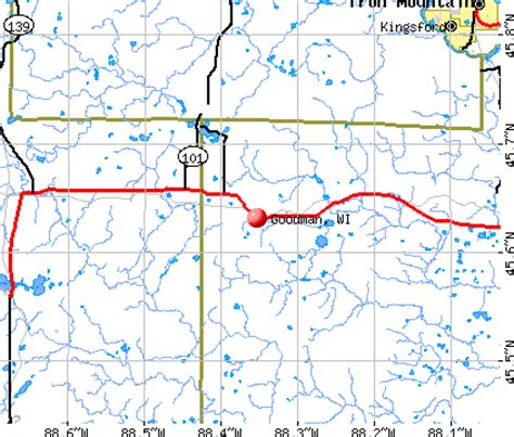 Goodman, Wisconsin (WI 54125) profile: population, maps, real estate ...