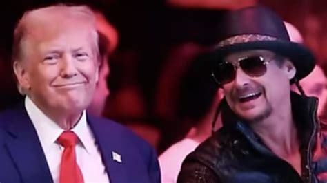 Trump And Kid Rock Attend Covington's UFC 296 Loss - Fighter Compares It To 2020 Election Defeat ...