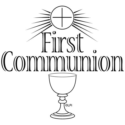 Communion Clip Art Black And White