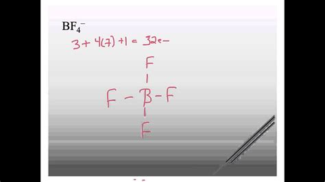 BF4- Lewis structure - YouTube