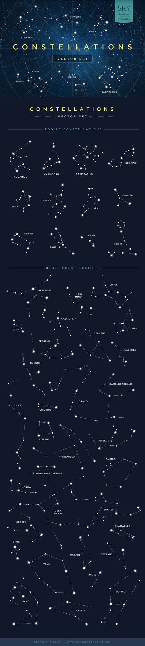 70+ Best Constellations, maps and charts images | constellations ...