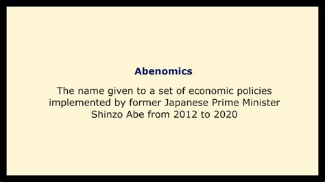 Abenomics