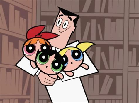 The Powerpuff Girls and Professor Utonium Cartoon Network Classics ...