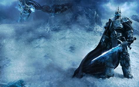 Lich King and Sindragosa - World of Warcraft HD Wallpaper