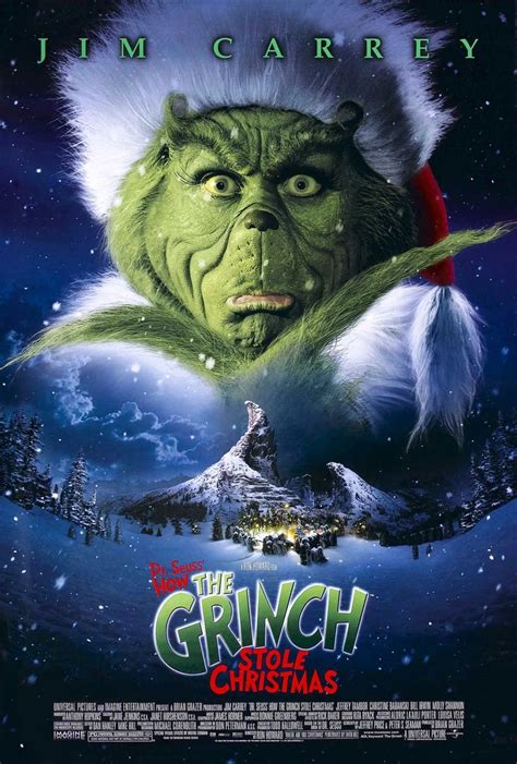 "How The Grinch Stole Christmas" movie poster, 2000. | Christmas movies ...