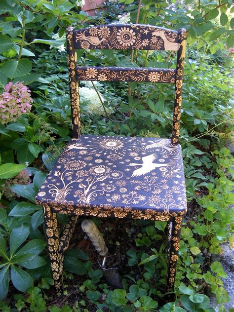 custom small chair. $2,000.00, via Etsy. | Painted furniture, Painted chair, Painted chairs