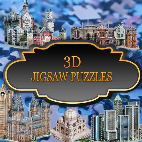 3D Puzzles • Jigsaw Puzzles For Adults