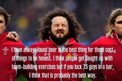 Welsh rugby star Adam Jones' thoughts on team-building. | Welsh rugby ...