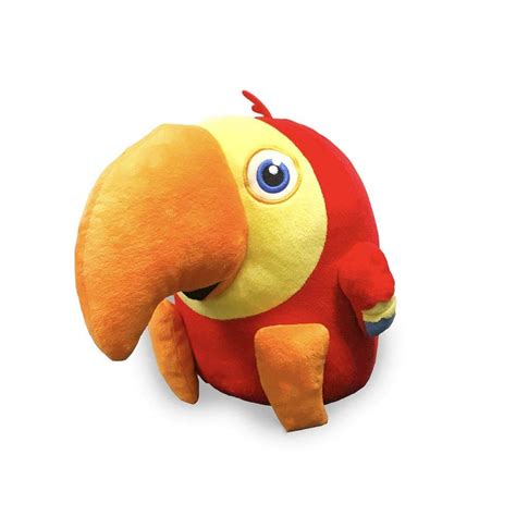 Vocabu Larry Sitting Plush Bird Custom Stuffed Parrot Soft Toy - China Soft Toy and Stuffed Toy ...