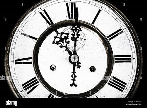 Ancient clock roman numerals on hi-res stock photography and images - Alamy