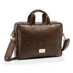 Buy Smith & Blake Brown Faux Leather Laptop Bag Texas Online at Best ...