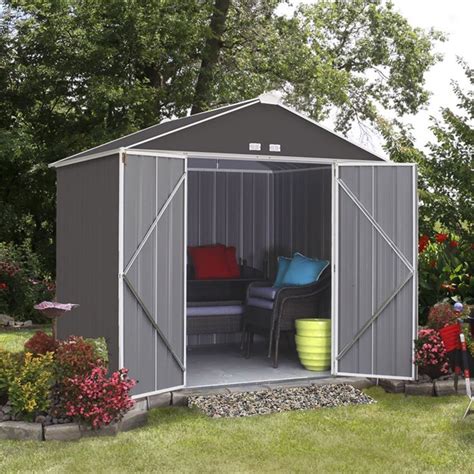 Double steel shed doors ~ plan shed