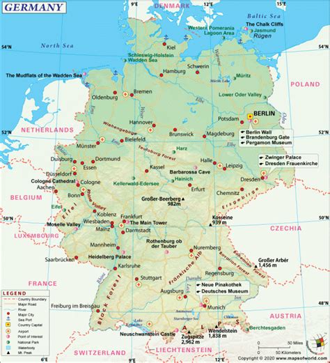 Germany Travel Guide | Travel Map of Germany