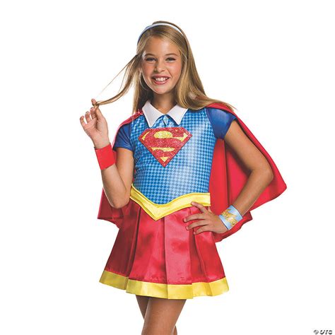 Girl's Deluxe DC™ Superhero Girls Supergirl Costume | Oriental Trading