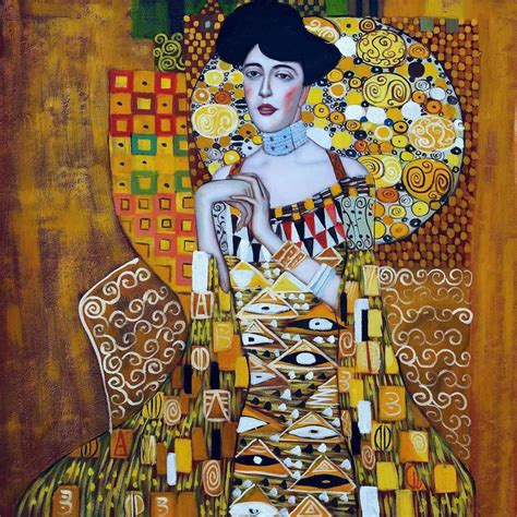 Portrait of Adele Bloch-Bauer I is a 1907 painting by Gustav Klimt ...