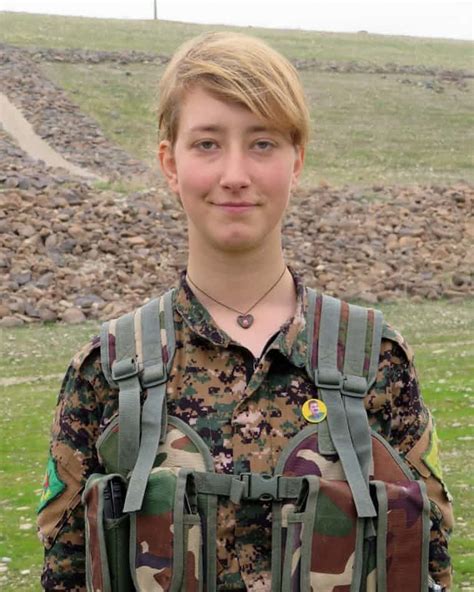 Anna Campbell, a British national who was killed alongside YPJ forces in Afrin. Turkish Military ...