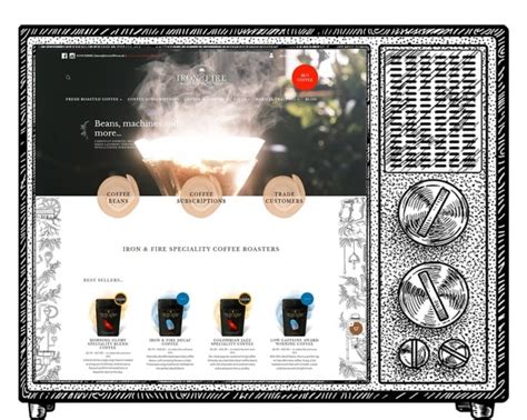 Iron & Fire Coffee Roasters - Betelguise Web Design