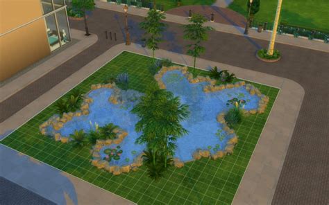 The Sims 4 Cool Pools, Part 1 : The Pond-Pool