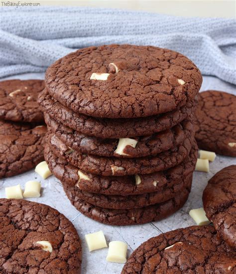 Double Chocolate Cookies - The Baking Explorer