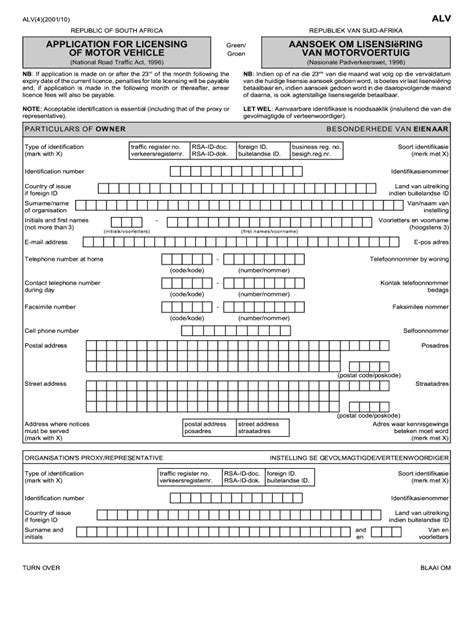 ZA ALV 2001 - Fill and Sign Printable Template Online | US Legal Forms