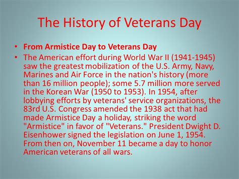 The History and Importance of Veterans Day - ppt video online download