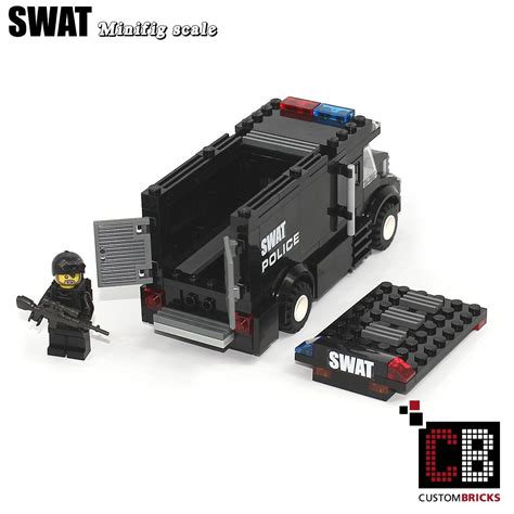 CUSTOMBRICKS.de - CUSTOM Modell MOC City SWAT Special order command ...