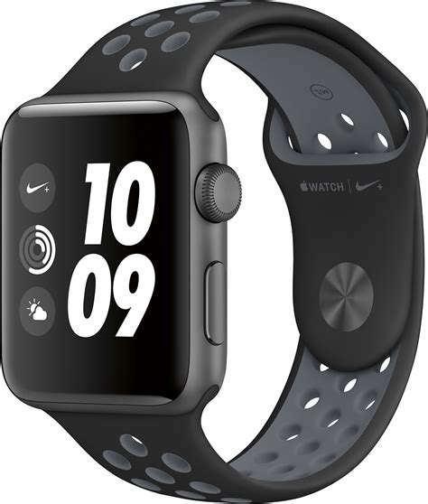 Best Buy: Geek Squad Certified Refurbished Apple Watch Nike+ 42mm Space ...