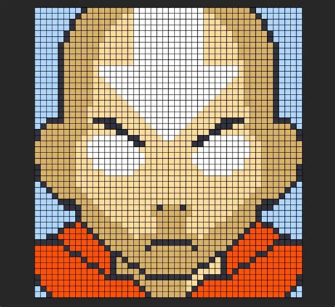 Avatar | Pixel art pattern, Minecraft pixel art, Pixel crochet