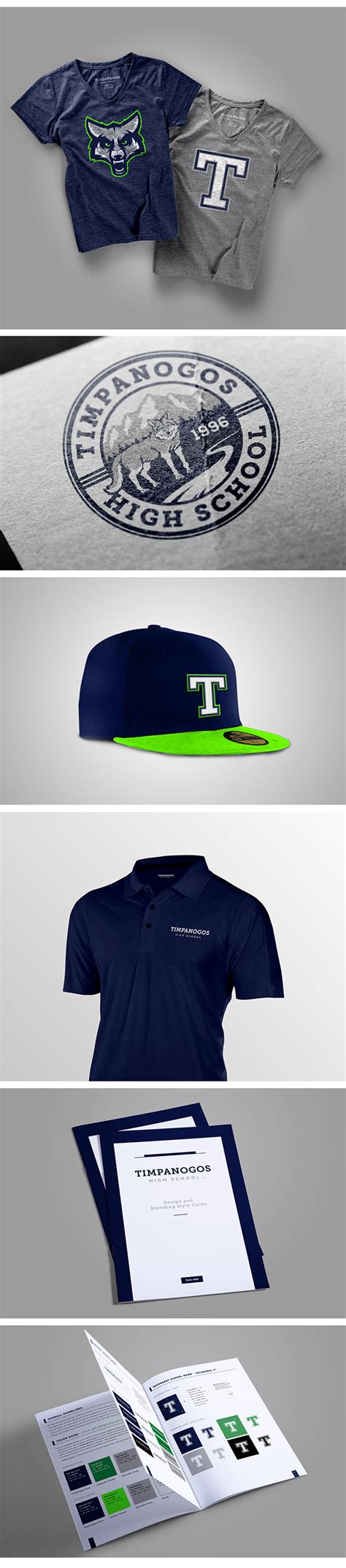 Timpanogos High School Rebrand on Behance