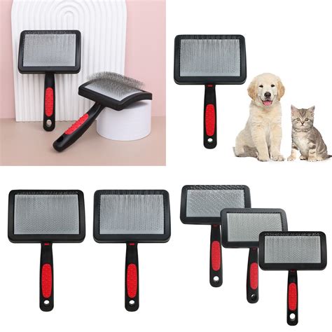 Pet Comb Dog Hair Grooming Double Needle Comb Cat Comb Removal Comb Open Knot Comb Pet Hair ...