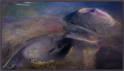 Sunset Crater & unnamed Cinder Cone, San Francisco Volcanic Field, Arizona | AZGS