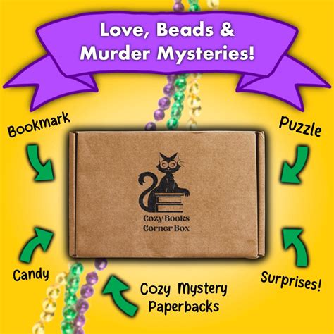 LOVE, BEADS & MURDER MYSTERIES Cozy Mystery Book Box – Cozy Books Corner